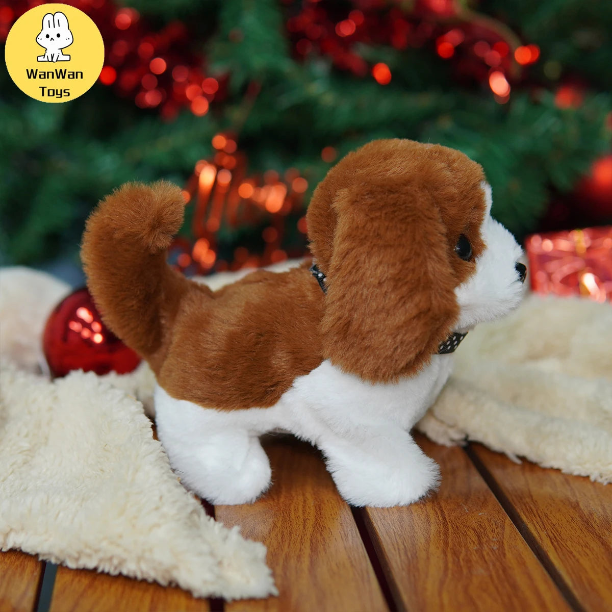 Children's Play House Toy Pet Toy Electric Plush Puppy Electronic Dog Mobile Barking Interactive Doll Holiday Gift Birthday Gift