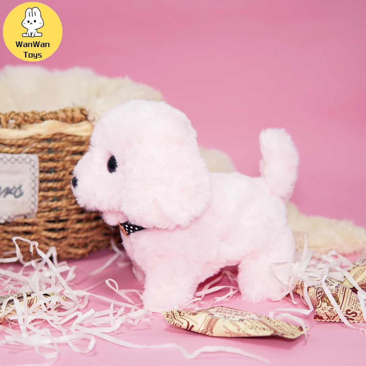 Children's Play House Toy Pet Toy Electric Plush Puppy Electronic Dog Mobile Barking Interactive Doll Holiday Gift Birthday Gift