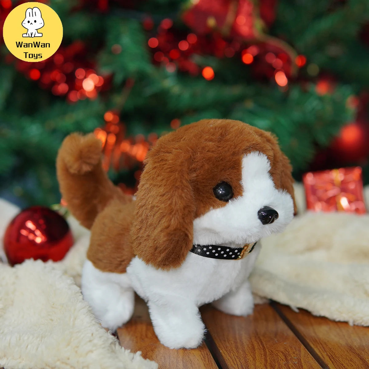 Children's Play House Toy Pet Toy Electric Plush Puppy Electronic Dog Mobile Barking Interactive Doll Holiday Gift Birthday Gift