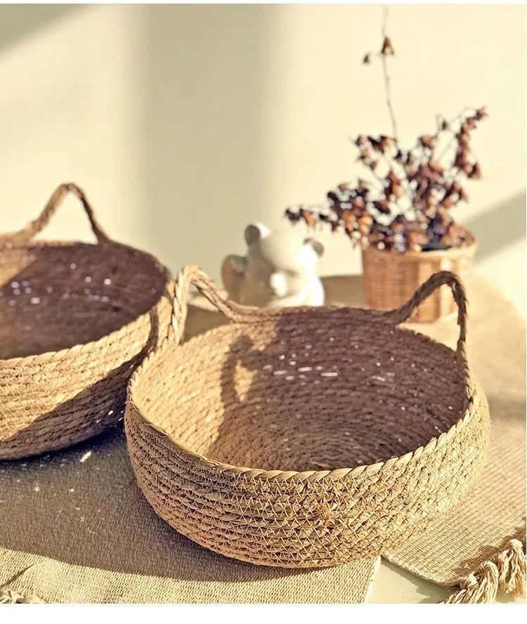 Four Seasons Universal Pure Handmade Vine Woven Cat Nest Seasonal Warmth Pad Detachable Washable Winter Pet Supplies Accessories