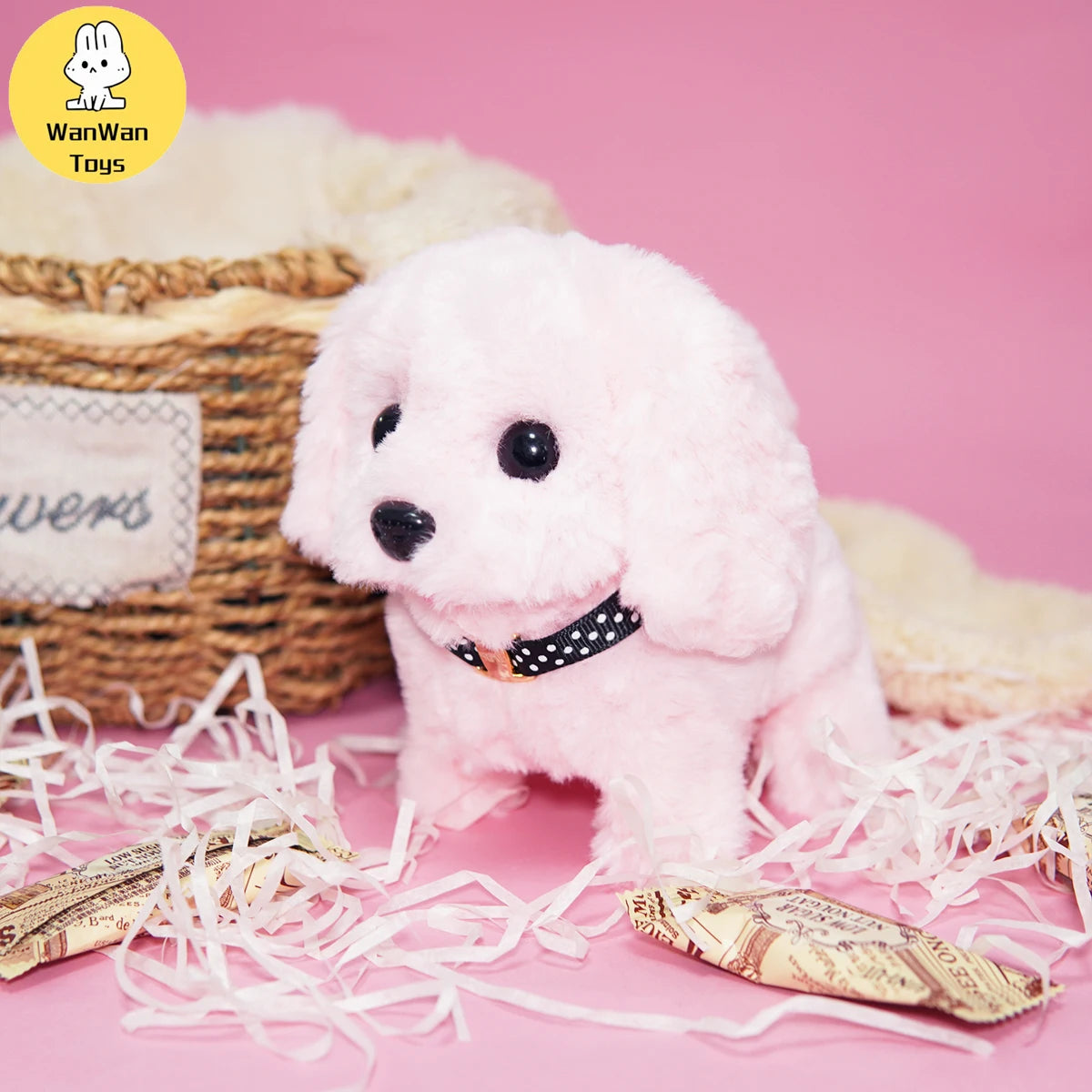 Children's Play House Toy Pet Toy Electric Plush Puppy Electronic Dog Mobile Barking Interactive Doll Holiday Gift Birthday Gift