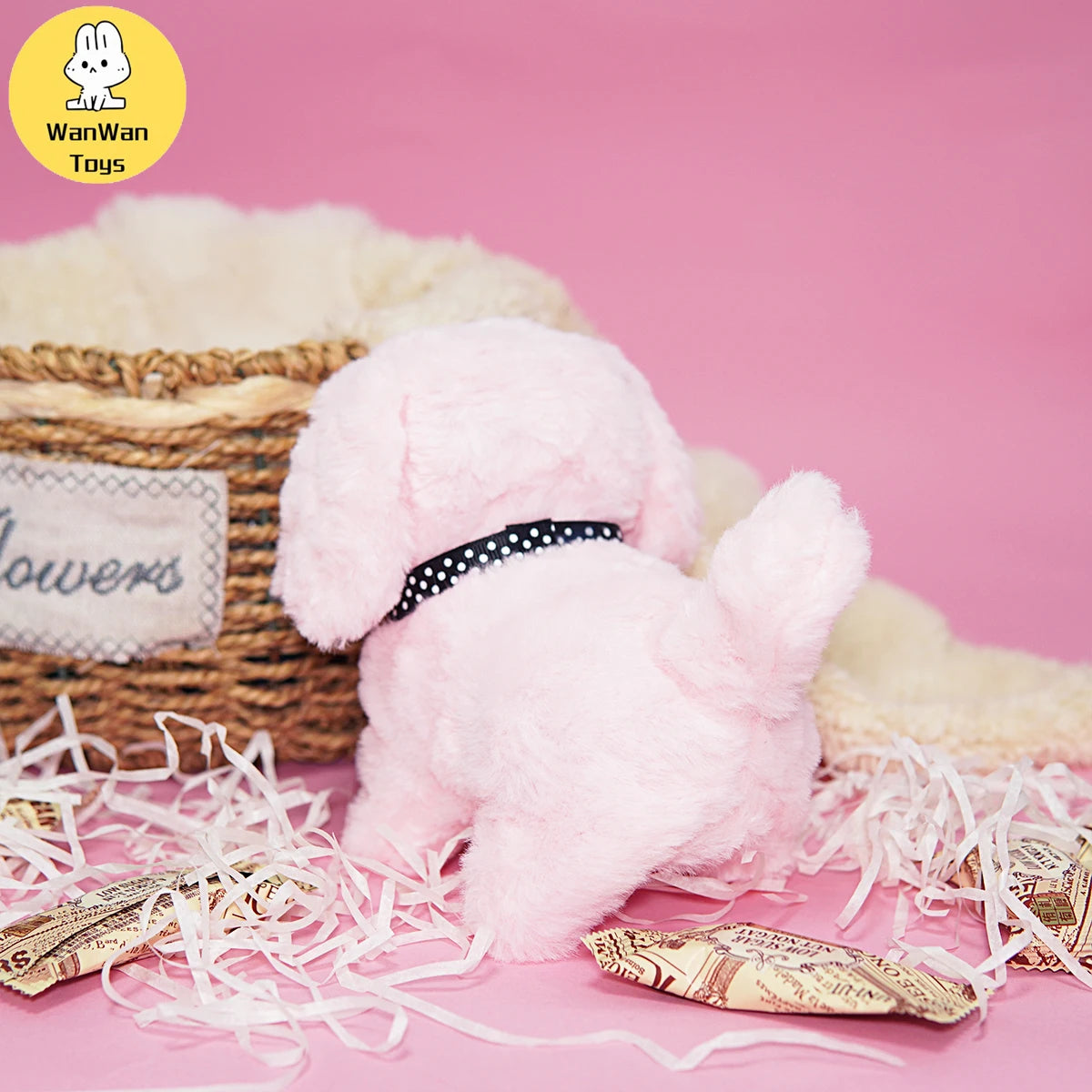 Children's Play House Toy Pet Toy Electric Plush Puppy Electronic Dog Mobile Barking Interactive Doll Holiday Gift Birthday Gift