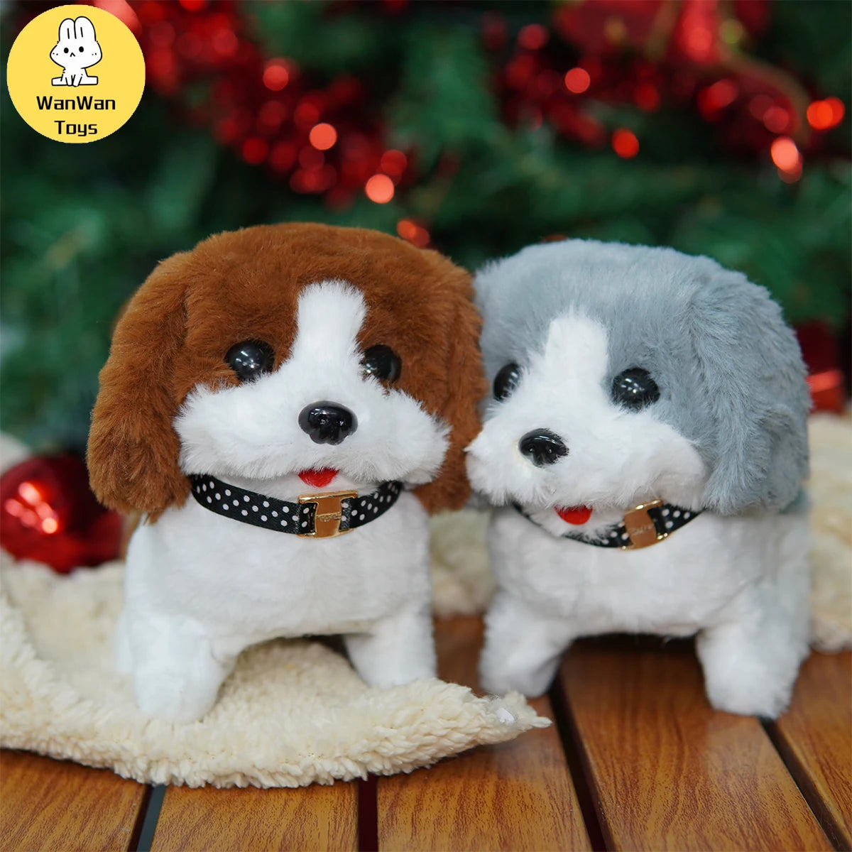 Children's Play House Toy Pet Toy Electric Plush Puppy Electronic Dog Mobile Barking Interactive Doll Holiday Gift Birthday Gift
