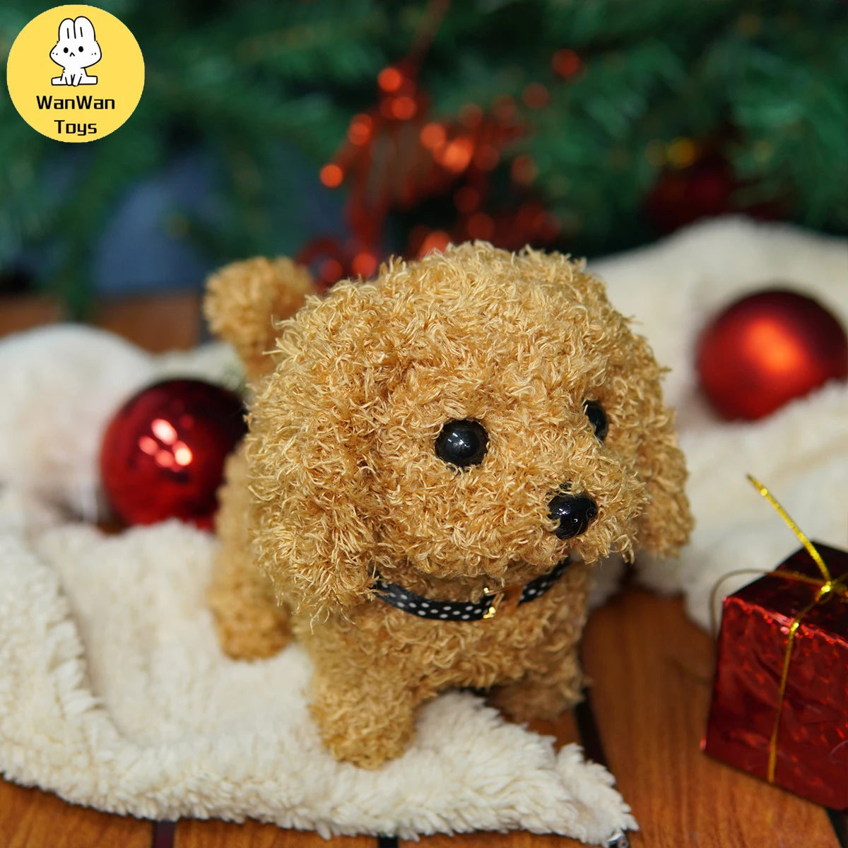 Children's Play House Toy Pet Toy Electric Plush Puppy Electronic Dog Mobile Barking Interactive Doll Holiday Gift Birthday Gift