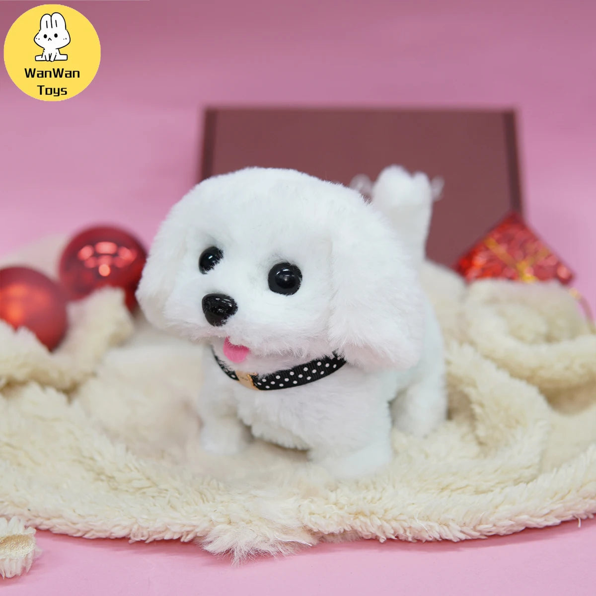 Children's Play House Toy Pet Toy Electric Plush Puppy Electronic Dog Mobile Barking Interactive Doll Holiday Gift Birthday Gift